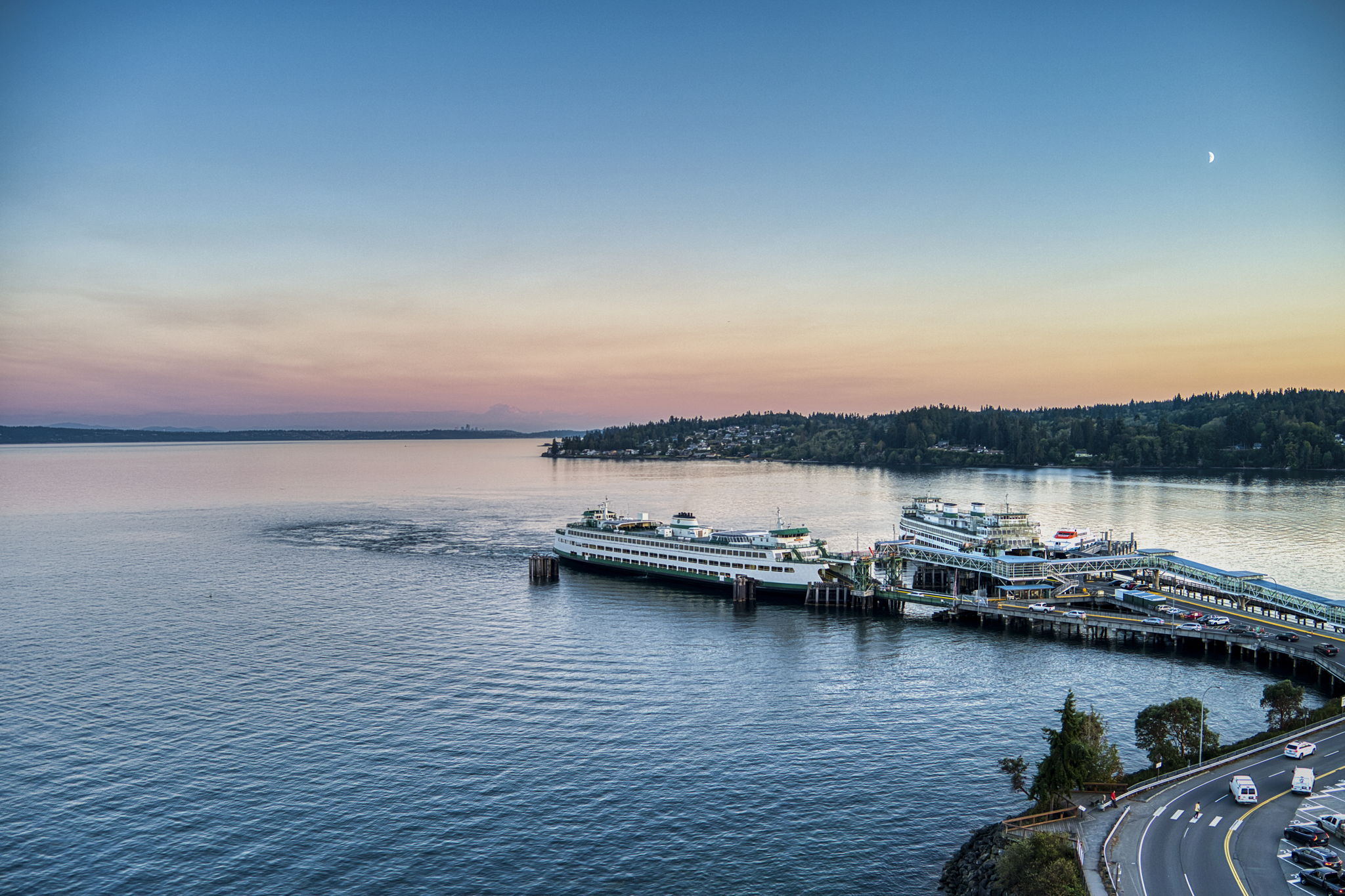 Kingston ferry on Puget Sound
