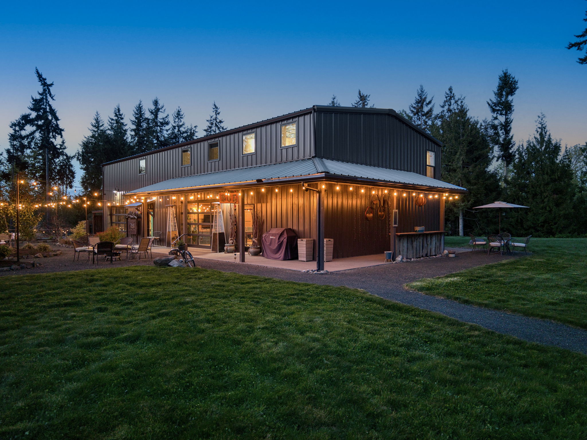 Clover Meadow and courtyard